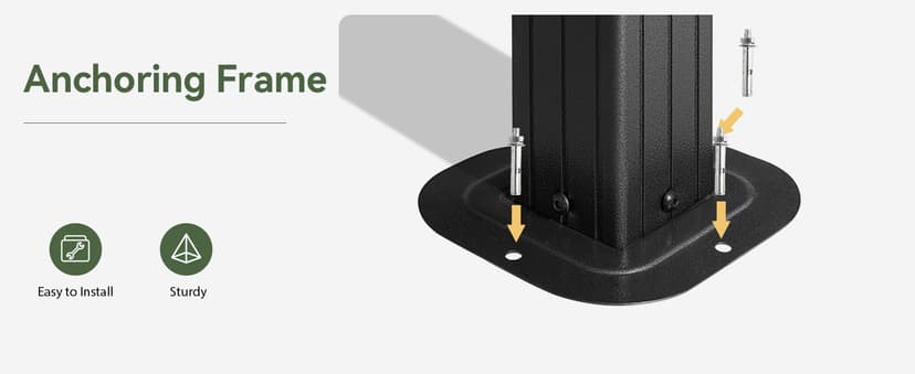 Aoxun 10'x12' Hardtop Gazebo, Aluminum Frame Canopy with Double Galvanized Steel Roof, Outdoor Metal Pavilion with Netting, Curtains for Backyard, Patio and Deck