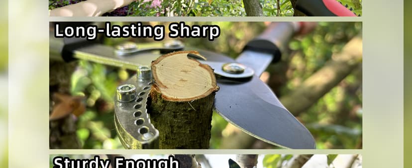 Lopper Heavy Duty Branch Cutter Tree Clippers with Compound Action, Chops Thick Branch Ease, Garden Loppers Pruning, 18 Inch Tree Trimmer with 1.6” Clean Cut Capacity (18 Inch)