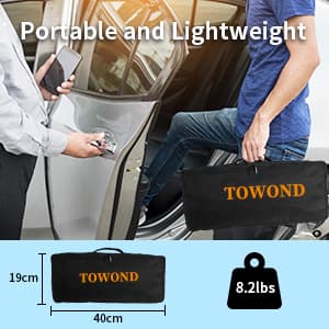 Projector Screen and Stand, Towond 120 inch Portable Projector Screen Indoor Outdoor Movie Screen 16:9 4K HD Wrinkle-Free Lightweight Projection Screen with Carry Bag for Backyard Movie Night