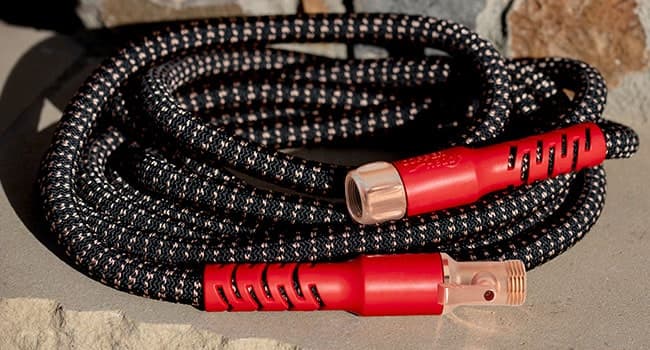Pocket Hose Copper Head w/New Pocket Pivot Expandable Garden Hose 100FT, AS-SEEN-ON-TV, Swivels 360°, Advanced Tri-Tex Tubing & Force Field Jacket, 3X Stronger, Lead-Free, No-Kink, Anti-Burst w/APT