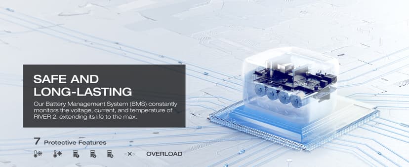EF ECOFLOW Portable Power Station RIVER 2 with 45W Solar Panel, 256Wh LiFePO4 Battery/ 1 Hour Fast Charging, Up to 600W Output, Solar Generator for Outdoor Camping/RVs/Home Use