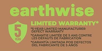 Earthwise 1715-16EW 16-Inch 7-Blade Push Reel Lawn Mower, Grey