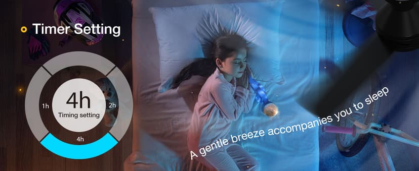 Amico Ceiling Fans with Lights, 42 inch Low Profile Ceiling Fan with Light and Remote Control, Flush Mount, Reversible, 3CCT, Dimmable, Noiseless, Black Ceiling Fan for Bedroom, Indoor/Outdoor Use