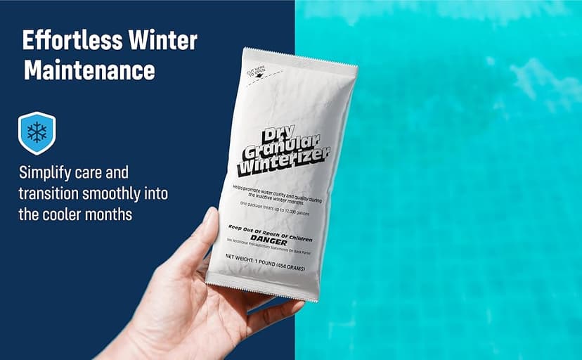 Winter Closing Kit - Winterizing for Above Ground & In-Ground Pools up to 12,000 Gallons: Protect Your at The end of Season with Our 3-in-one Maintenance