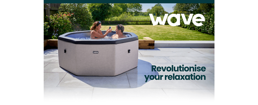 Como 6 Person Eco Foam Hot Tub | Portable Outdoor Spa with Rapid Heating | Durable PVC Material | Easy Setup | Ideal for Garden and Patio Relaxation | Graphite Gray