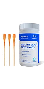 AquaDx 2 Pcs Water Bacteria Test Kit Total Coliform and E.coli Testing for Home Water Drinking Water Pool Pond Ground Well Water – Water Quality Test Kit Easy to Use