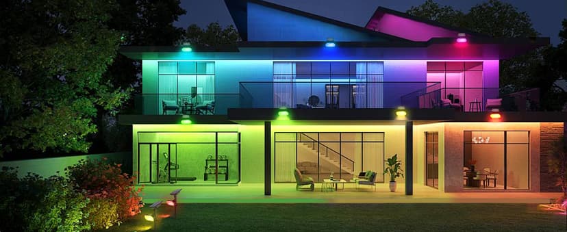 Solar Spotlights Outdoor Waterproof Solar Landscape Lights, Color Changing Solar Powered Garden Lights, Auto On/Off Solar Spot Lights for Outside, Multicolor, 4 Pack, JY2226