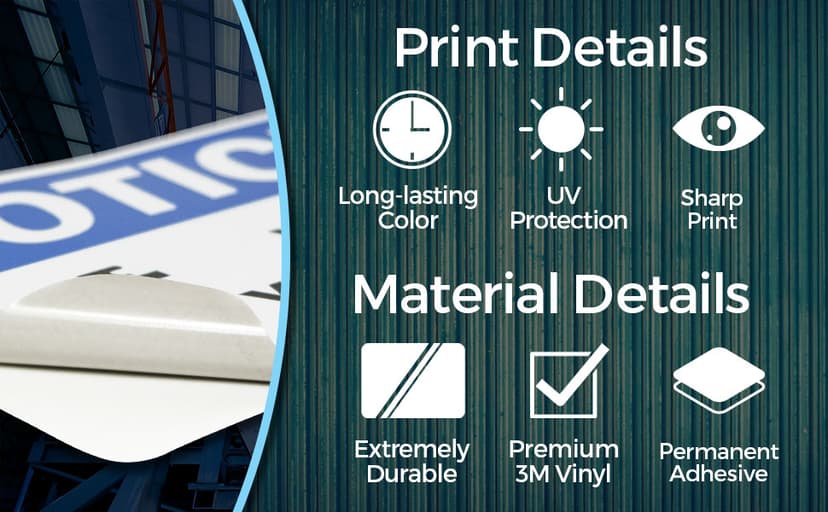 OSHA Warning Sign - Secondary Power Source Generator Connected | Decal | Protect Your Business, Work Site, Warehouse & Shop Area | Made in The USA