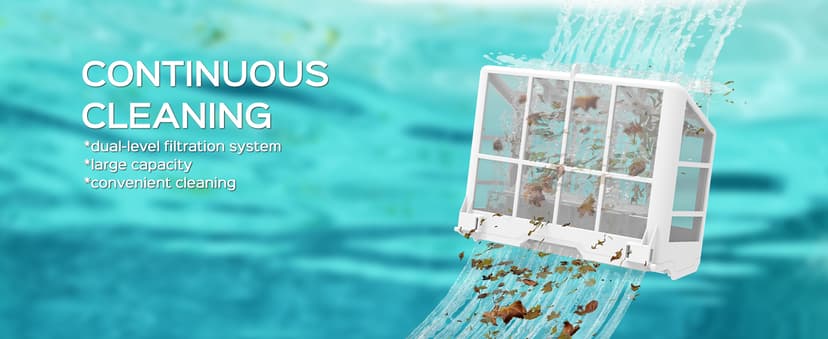 Pool Vacuum for Inground Pools, Cordless Robotic Pool Cleaner, Wall and Waterline Cleaning, Intelligent Route Planning, 150 min Runtime, for Pools up to 1,600 Sq.ft