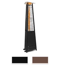 Magshion Portable Tabletop Patio Heater, 11,000 Btu Outdoor Heaters Stainless Steel Outside Gas Heater with Safety Tilt Switch and Burner Screen Guard for Commercial and Residential (Silver)