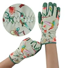 Leather-Gardening-Gloves for Women -Thorn-Proof Work-Gloves for Weeding, Digging, Planting,Pruning Yard garden Gloves