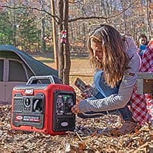 SIMPSON Cleaning SIG2218 Portable Gas Inverter Generator Power Station for Camping, RV, Home Use, Construction, and More, 2200 Starting Watts 1800 Running Watts