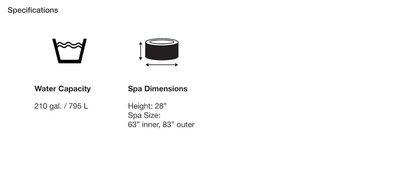 INTEX SimpleSpa Inflatable Hot Tub, 4 Person Jet Massage Spa with Built-in Pump