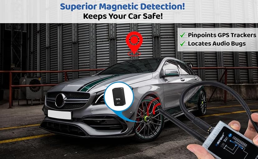 KT-9000 Premium Hidden Devices Detector by Knight Electronics - Hidden Camera Detectors RF Detector & Bug Detector | Hidden Camera Finder for GPS Tracking/Radio Frequency Signal Detection Anti Spy