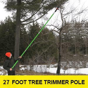 27 Feet Tree Pole Pruner Manual Branches Trimmer Tree Branch Garden Tools Loppers Hand Pole Saws Extendable Height