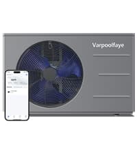 Electric Pool Heater for Inground Pool 30000 BTU Swimming Pool Heater Pump Above Ground Pool Heater 120V 8000 Gallon Heating or Cooling WiFi Control Schedule