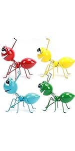 Metal Garden Decor Yard Art for Outside Set of 2 Cute Big Frogs Lawn Patio Ornaments Backyard Decorations Garden Gifts for Mom - (Yellow,Green)