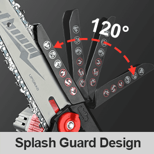 Mini Chainsaw Cordless, 6 Inch Portable Electric Chainsaw, One-Hand Handheld Small Chain Saw for Cutting Wood Trimming and Woodworking- Mini Chain Saw Battery Powered with 2 Batteries