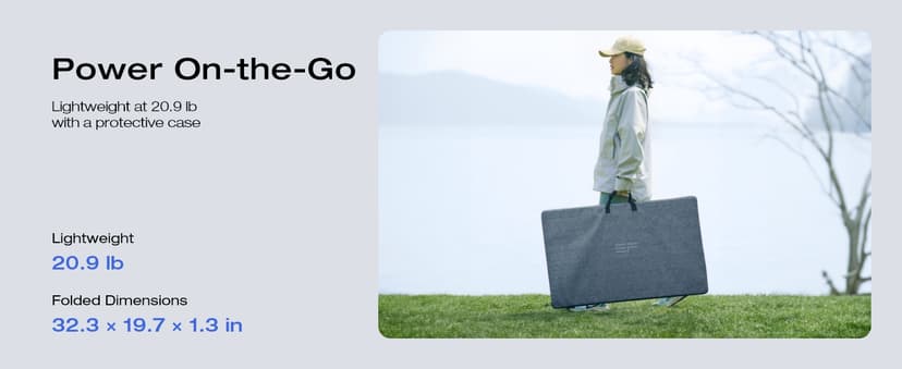 EF ECOFLOW Solar Generator 3.6KWh DELTA Pro with 2X400W Portable Solar Panel, 23% High Efficiency, 5 AC Outlets, 120V/3600W, for Home Backup Outdoors Camping RV Emergency