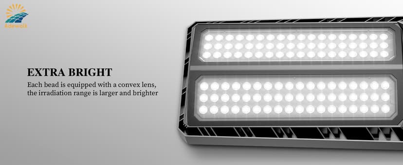 5000W Solar Lights Outdoor - 6500K LED Solar Street Lights Outdoor, Dusk to Dawn, IP66 Waterproof Solar Flood Lights with Motion Sensor and Remote Control for Yard, Patio, 2 Pack