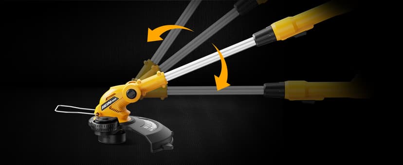 Cordless String Trimmer Compatible with Dewalt 20V Battery, 12-Inch Weed Wacker Cordless, Auto Line Feed, Electric Weed Eater Battery Powered, Grass Trimmer with 2 Replacement Spool