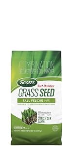 Scotts Grass Seed Drought Tolerant Mix, Kentucky Bluegrass and Tall Fescue Grass Seed Mix, Covers up to 2,000 sq. ft., 4 lb.