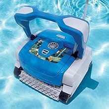 Polaris 8050 Sport Robotic Pool Cleaner, Automatic Vacuum for InGround Pools up to 40ft, Wall Climbing Vac w/ Strong Suction & Easy Access Transparent Lid