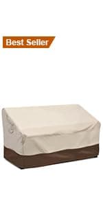 Vailge Patio Heater Covers with Zipper and Storage Bag,Heavy Duty 600D Oxford Waterproof Outdoor Heater Cover Wind-Resistant Dustproof UV-Resistant,Black,89'' Height x 33" Dome x 19" Base