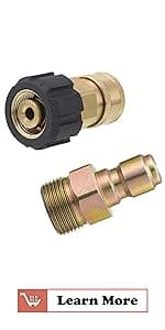 Tool Daily Pressure Washer Sandblasting Nozzle Tip, Replacement Wet Sand blaster Attachment, 5000 PSI, 2-Pack