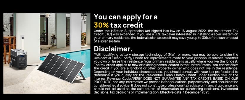 AFERIY 3840Wh Portable Power Station,120V AC Outlets x 5,2.5H Fast Charge,3600W LiFePO4 Battery Power Station,Solar Generator for Home Use,Outdoor Camping,Power Outage,Camping,RV,Emergencies