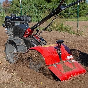 Toro Dual Direction Rear Tine Tiller, 127cc Briggs & Stratton 4-Cycle Engine, Airless Tires, Instant Reverse, Heavy Duty Stamped Steel Tines, Simple Shifting, Model: 58603