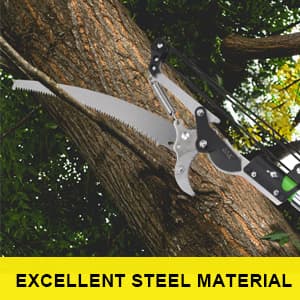 27 Feet Tree Pole Pruner Manual Branches Trimmer Tree Branch Garden Tools Loppers Hand Pole Saws Extendable Height Adustable System for Sawing and Shearing