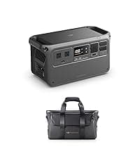 DJI Power 1000 Portable Power Station with Protective Storage Bag, 1024Wh LiFePO4 Battery, 2200W Solar Generator, Home Backup, 4-in-1 Fast Charging, 23db Ultra-Silent, Camping & RVs, Off-grid