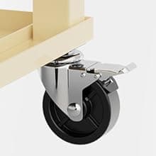 VINGLI 80 Quart Rolling Ice Chest, Portable Patio Party Bar Drink Cooler Cart, with Shelf, Beverage Pool with Bottle Opener