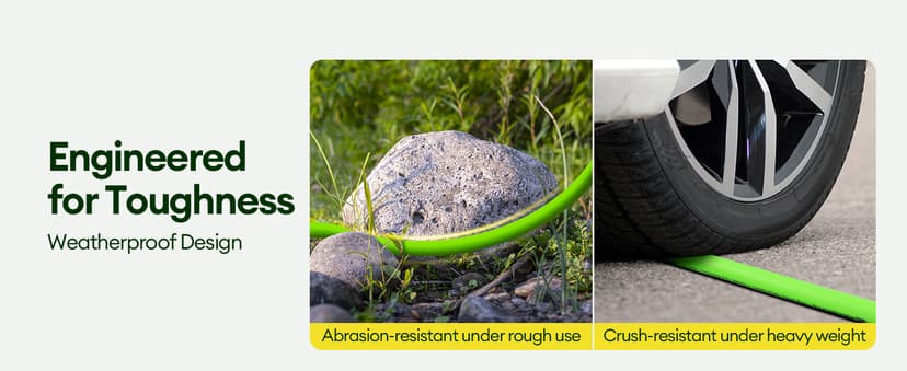 25 ft Garden Hose, 5/8 in ID, Heavy-Duty, Leakproof, Kink-Resistant Water Hose with Swivel Brass Fittings, 600 PSI Burst Rating, Ideal for Car Wash & Lawn Watering