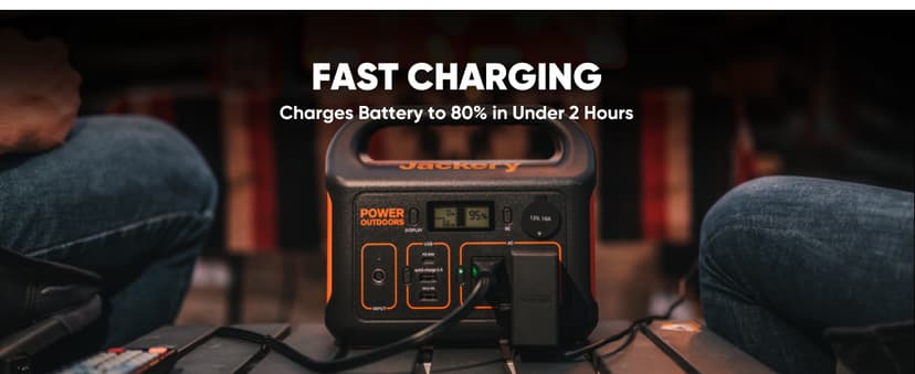 Jackery Portable Power Station Explorer 300, 293Wh Backup Lithium Battery, Solar Generator for Outdoors Camping Travel Hunting Blackout (Solar Panel Optional)