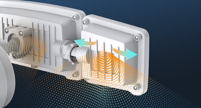 LEPOWER LED Security Lights Motion Sensor Light Outdoor, 38W 4200LM Light, 5500K, IP65 Waterproof, 3 Head Detected Flood for Garage, Yard, Porch (White)