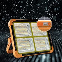 Portable LED Work Solar Light 100W 16500mAh 10000 LM with Stepless Brightness Job Site Battery Rechargeable LED Floor Light for Emergency Worklight for Hurricane Father's Day Gift