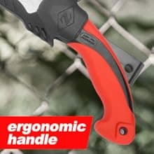 Pruning Saw with Scabbard Japanese Fixed Straight Hand Saw, Portable Tree Limb Cutter 11 Inch Blade Garden Pruner tool for Camping, Dry Wood and Fruit Trees