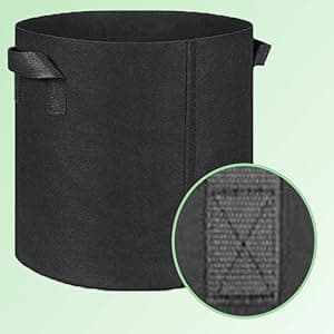 12-Pack 3 Gallon Grow Bags, Heavy Duty Aeration Fabric Pots with Sturdy Handles, Thickened Fabric Pots for Plants
