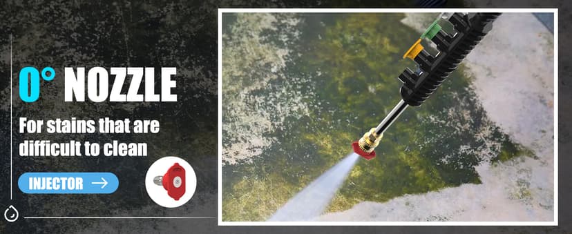 Electric Pressure Washer, 4800PSI Max 3.0GPM Power Washer Electric Powered with 20FT Hose, 35FT Power Cord, 4 Nozzles Foam Cannon High Pressure Washer for Car Patio Garden Fences(Bule)