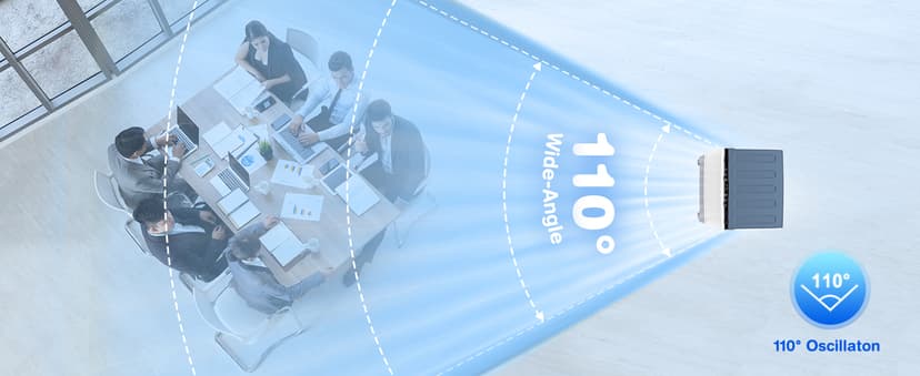 Air Choice Swamp Cooler, 1800 CFM Portable Evaporative Air Cooler with 6 Ice Box & 5.3 Gal Water Tank, 110° Swing, 3 Speeds, Upgraded Remote, 12H Timer, 3-in-1 Air Cooling Fan for Outdoor Indoor, Blue