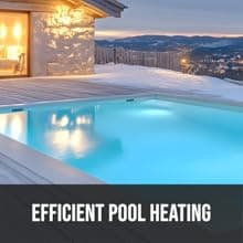 Hayward W3H200FDN Universal H-Series 200,000 BTU Natural Gas Pool and Spa Heater for In-Ground Pools and Spas