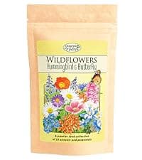 Drought Tolerant Wildflower Seed Mix, Covers 325 Sq Ft, 15 Flower Varieties, Over 67,000 Seeds, Created By Nature
