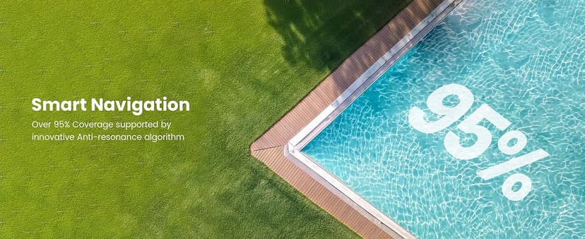 Hydro 4 Pool Robot, Pool Vacuum for Inground and Aboveground Pools, Floor, Wall and Waterline Cleaning and Scrubbing, Smart WiFi and Blutooth App Control, 50' Cord, Large Top Load Fine Filter Basket