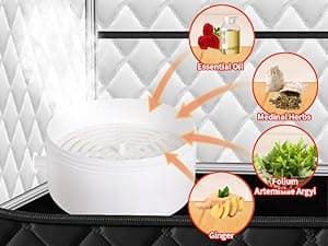 Sauna Box, Portable Steam Sauna for Body Relaxation, Portable Sauna for Home, Personal SPA Steam Sauna with 3L /1500W Steamer, 9 Levels Temp Control, Full Body Sauna Tent for Spa,Indoor,Outdoor