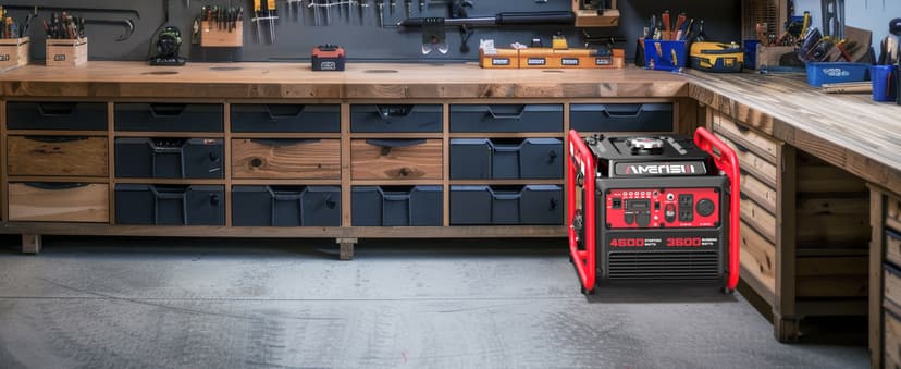 Portable Inverter Generator 4500W Gas Powered, CO-Sensor, Lightweight & Quiet for Home Use and Emergency Backup, Camping, EPA Compliant 2025 Version