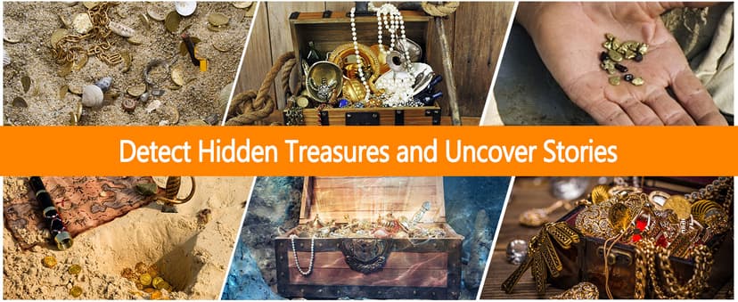 OMMO Metal Detector for Adults & Kids, 10" IP68 Waterproof Gold Detector with 6 Modes, Adjustable Stem & Headphones - 1800mAh USB C Rechargeable for Beach, Parks & Underwater Treasure Hunting