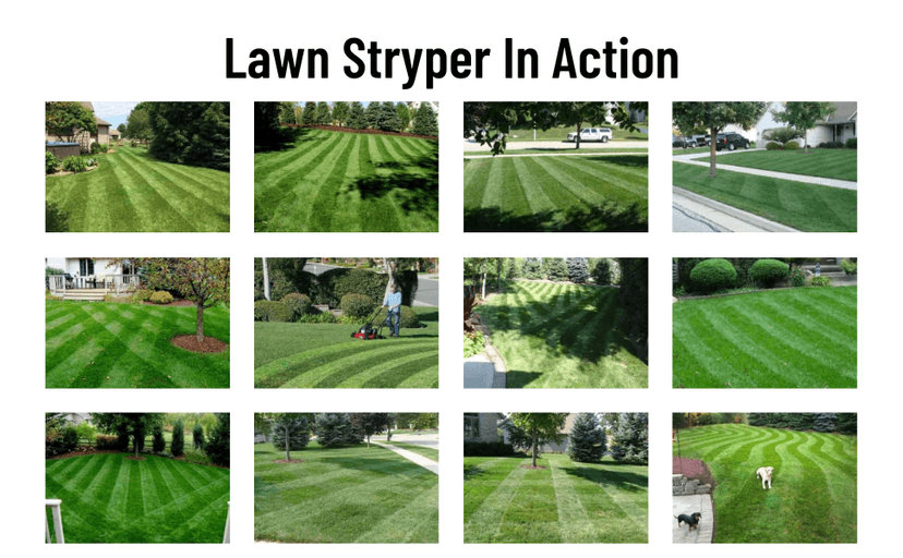 Classic-Lawn Striping System/Stripe Your Lawn Like A Ballpark/FITS Most Gas 20”-22” Residential Walk-Behind Lawn Mowers/Does NOT FIT Honda or Battery Powered Lawn Mowers
