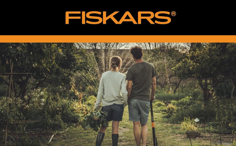 Fiskars Tiller Cultivator for Garden and Lawn, Extendable (40"- 60") Gardening Hand Tool, Telescoping Rotary Hand Cultivator Tool for Soil or Reseeding Grass